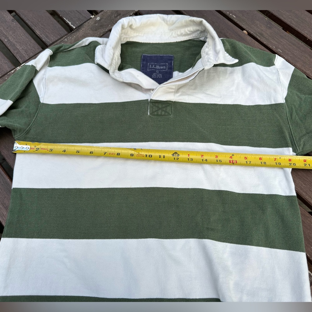L.L. Bean Tailored Heavyweight Rugby Shirt - Picture 3 of 4